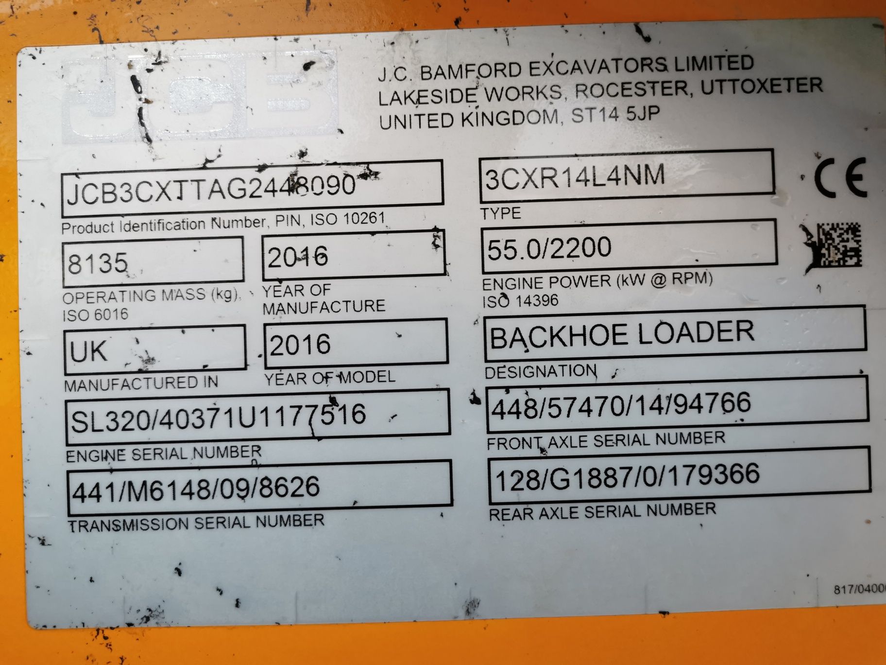 Buldoexcavator JCB 3CX