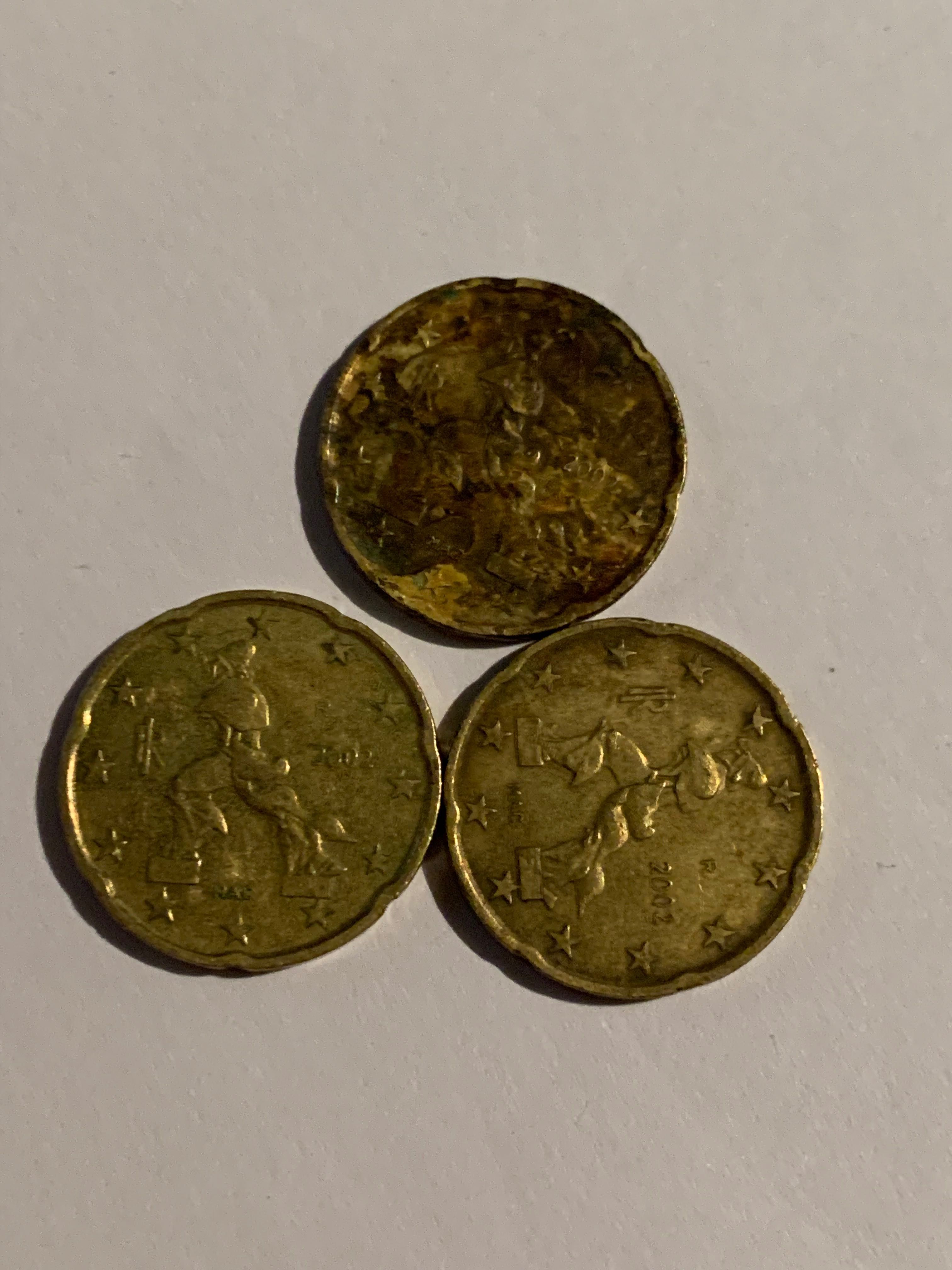 20 Cenți 2002 monede de colecție