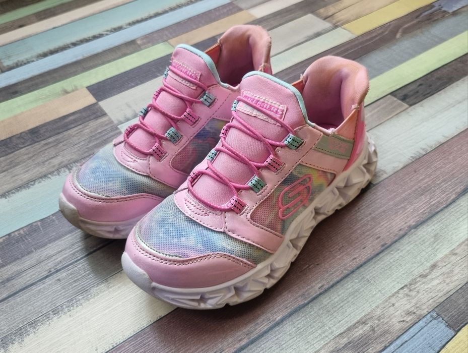 Pantofi sport copii Skechers Slip Ins cu lumini marimea 32