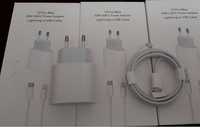 incarcator fast charge iPhone set adaptor 20w + cablu incarcare