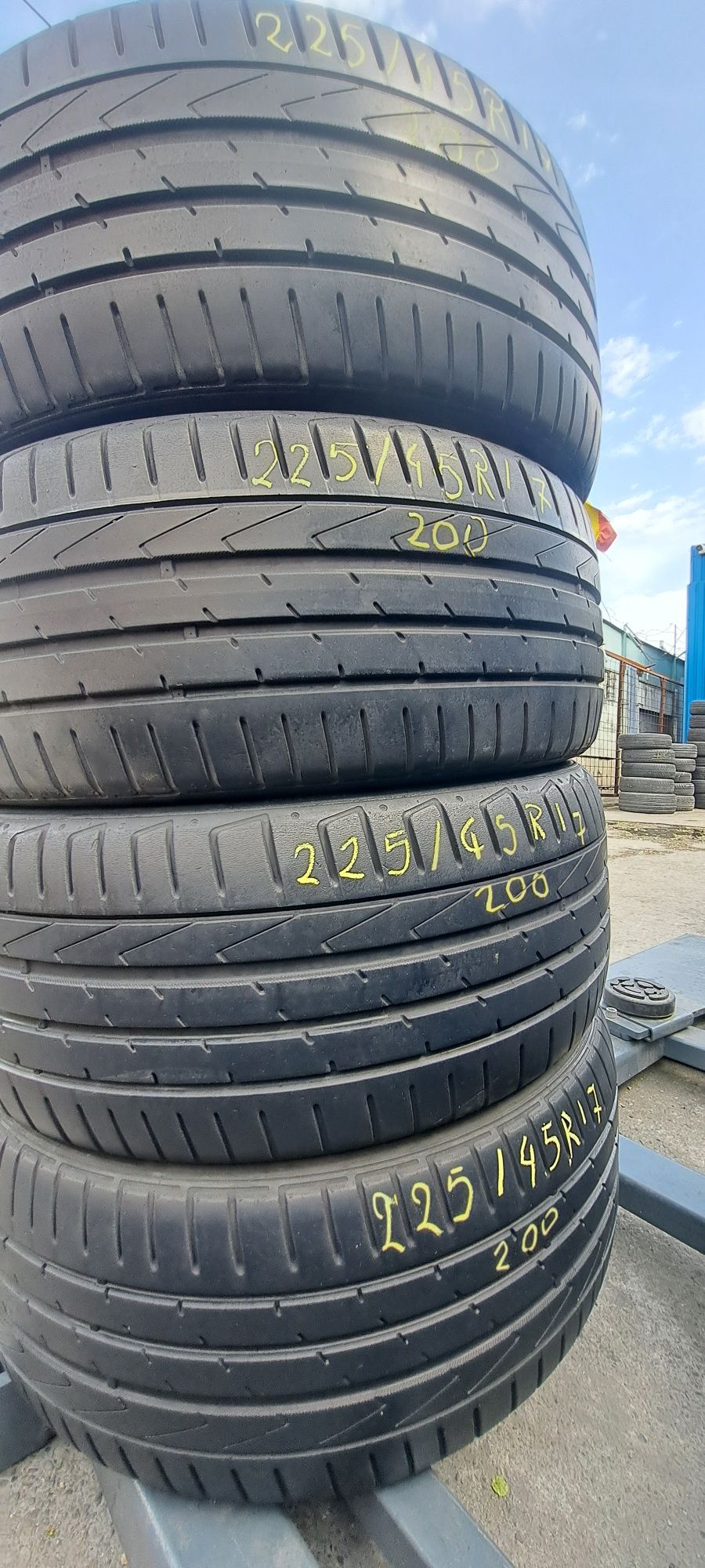 4 anvelope vara 225/45r17 Hankook dot 2019 Montaj Gratuit