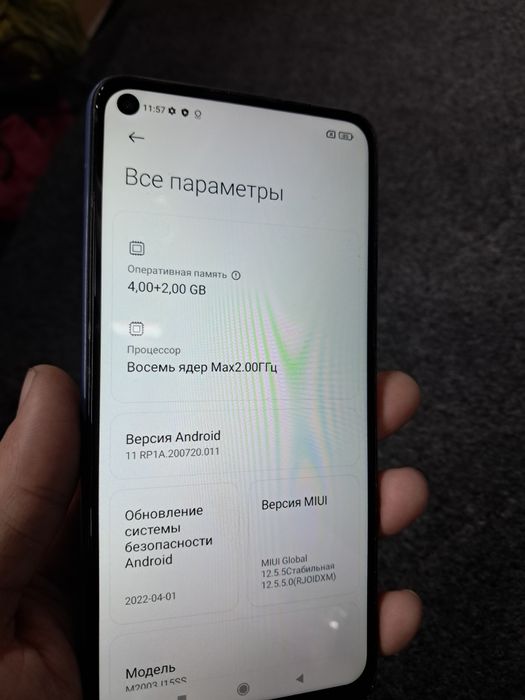 Redmi note 9  . 128 gb