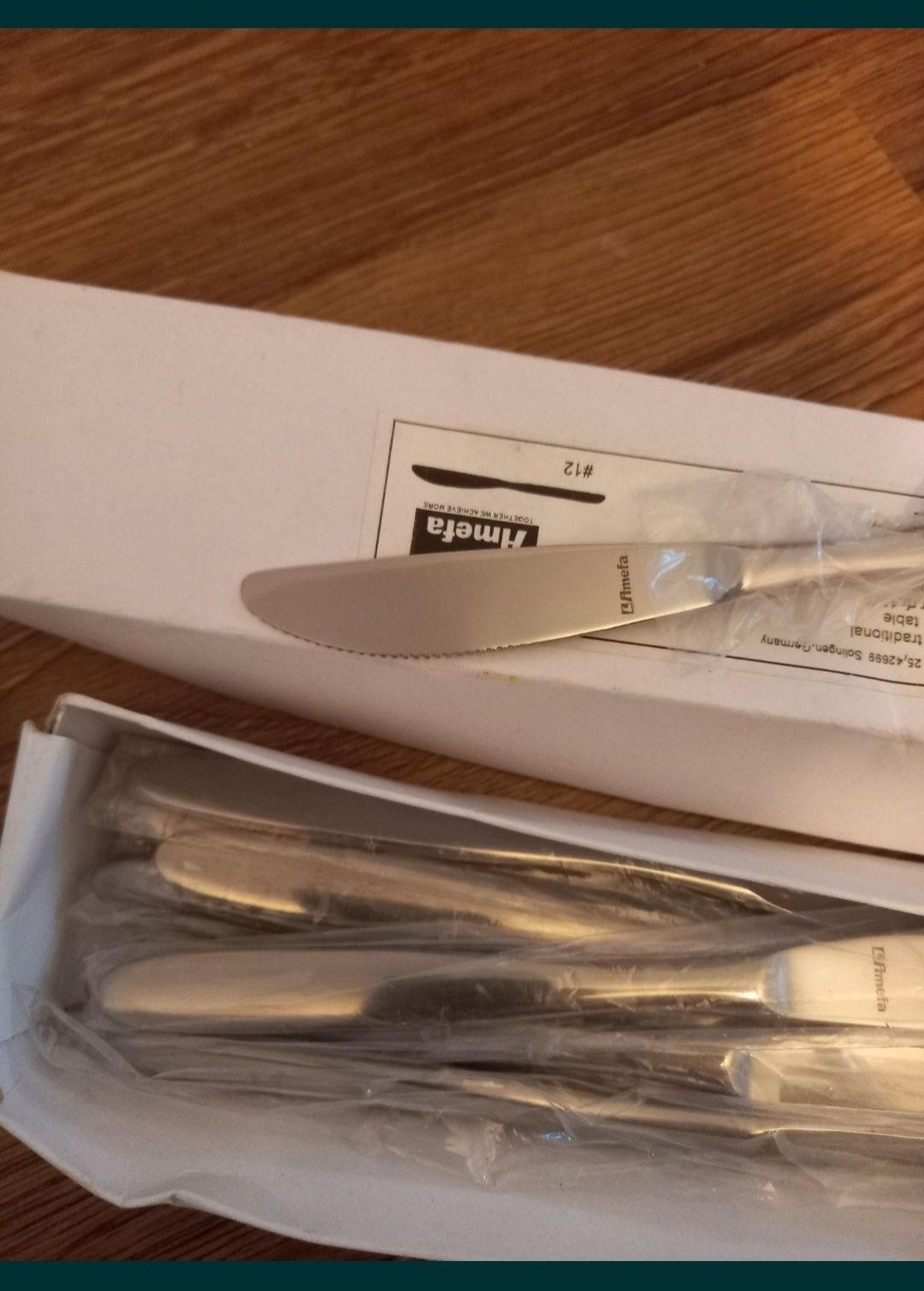 Vând seturi Linguri/Cuțite inox Amefa Noi