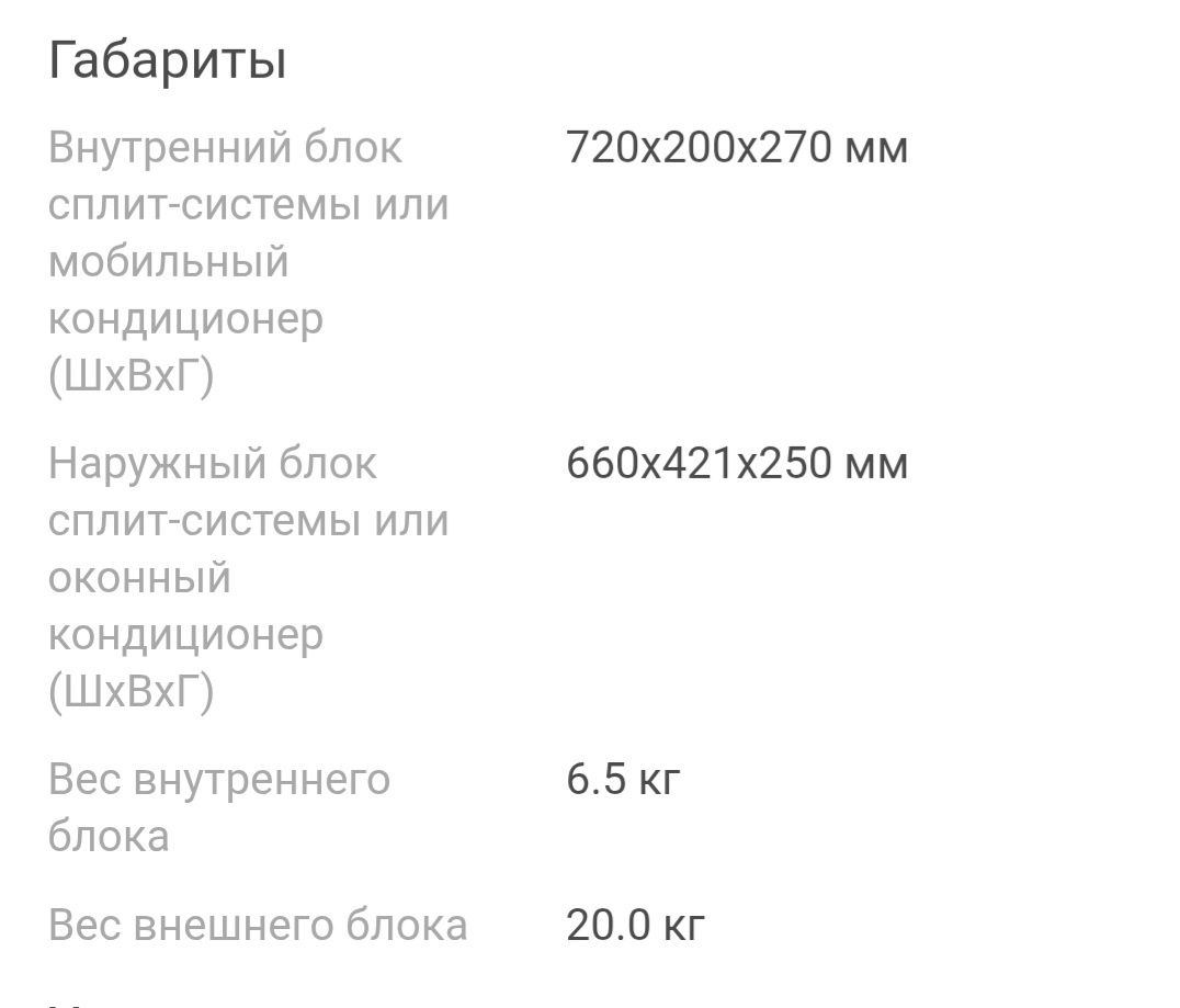 Кондиционер новый