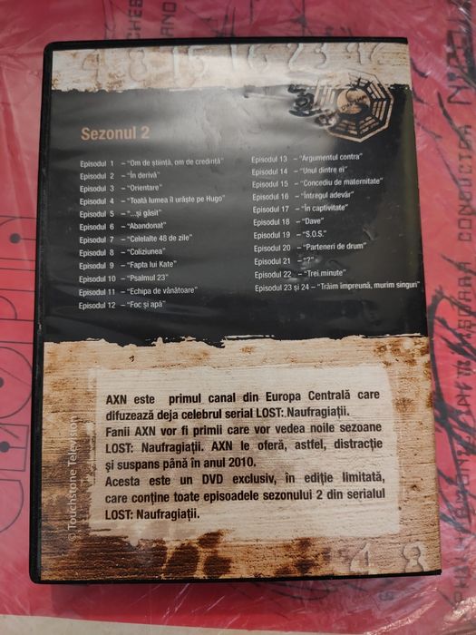 Vând dvd uri Naufragiații/Lost
