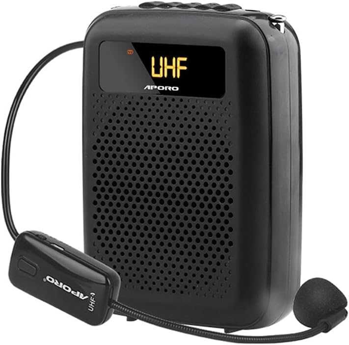 APORO T4 UHF Bluetooth  аудио предавател- приемник с усилвател