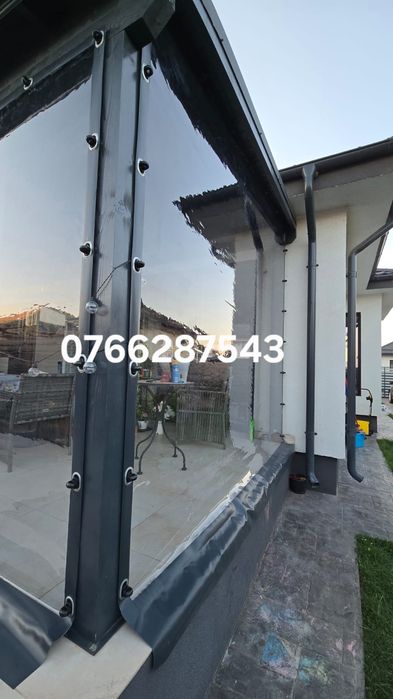 Inchidem terase cu folie transparenta