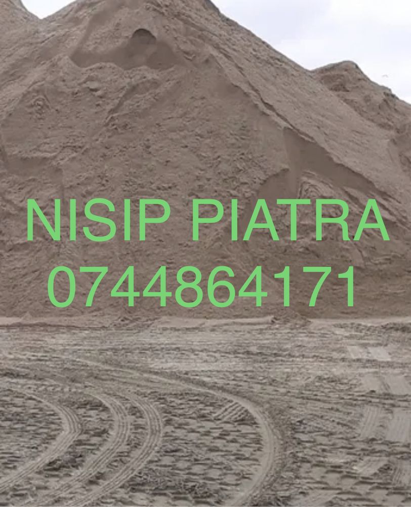 Nisip piatra balastru