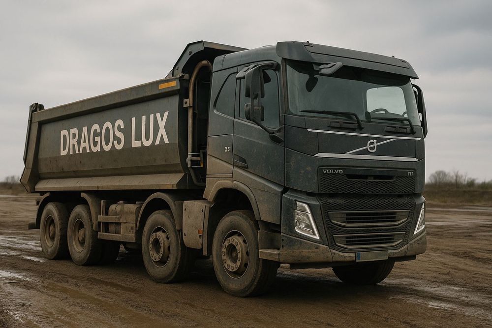 Beton concasat 18 mc de drum parcare/strada