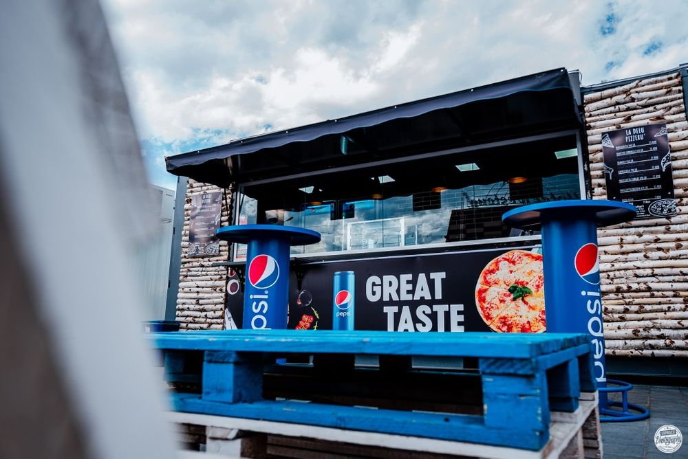 Container pizzerie, fast-food