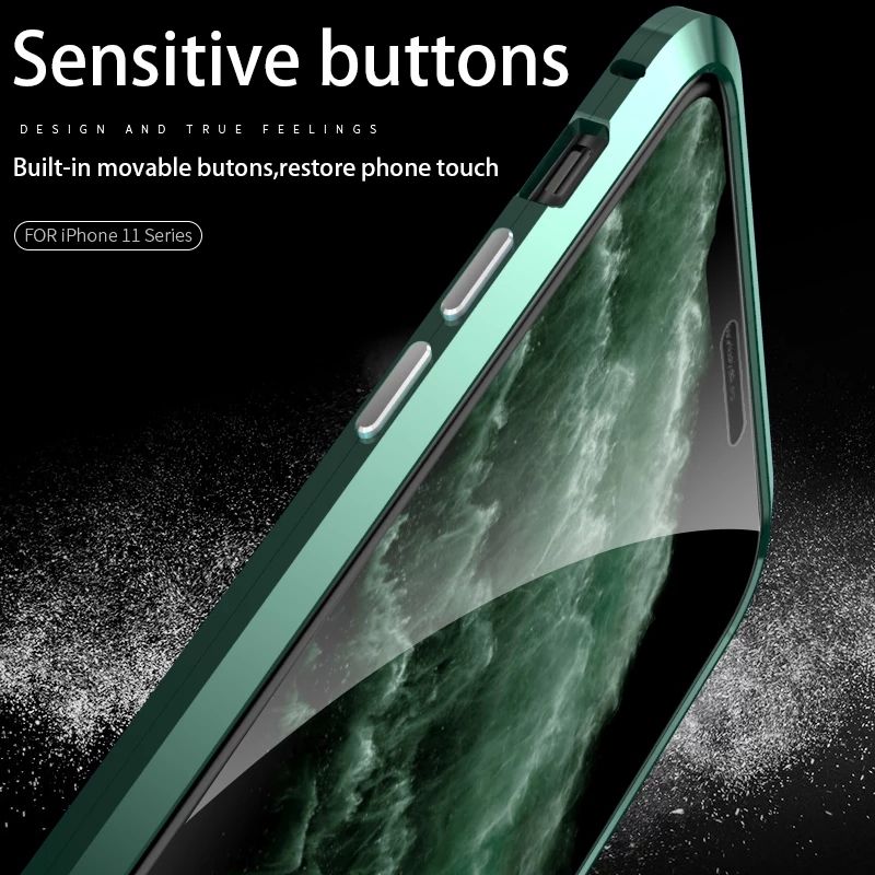 Двоен Магнитен Кейс за Apple iPhone 11 / 11 Pro / Max 360 Градуса