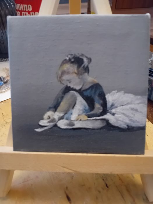 Картины" Балерина" 18х24 акварель, масло, пастель