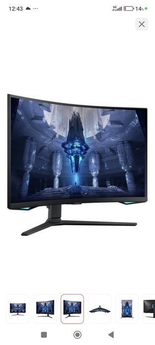 SAMSUNG Монитор 32 Диагональ LS32BG752NIXCI В отличном состоянии