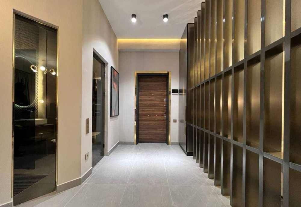 1х комнатная авторский ремонт Tashkent City Gardens 46м² Укомплектован