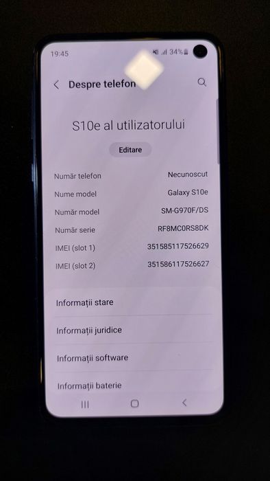 Telefon Samsung S10e
