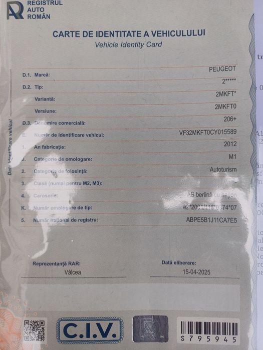 Peugeot 206+  Benzina