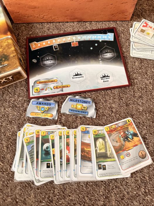 Vand boardgame Terraforming Mars + Venus Next
