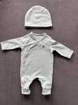 Salopeta si set 3 body bebe prematur 44-46