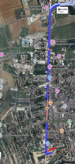 Teren Intravilan 3K mp Otopeni/DN1, Langa Metrou si Aeroport