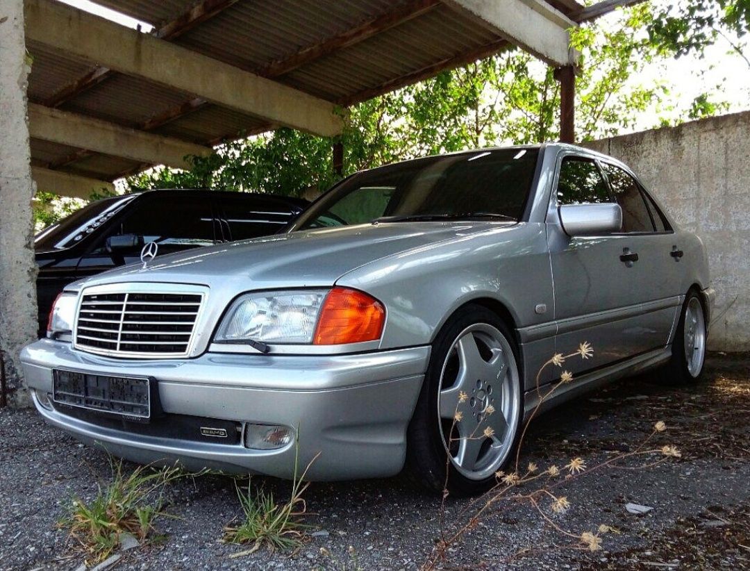 Обвес mercedes benz w202 4.3 amg бампер передний бампер порог