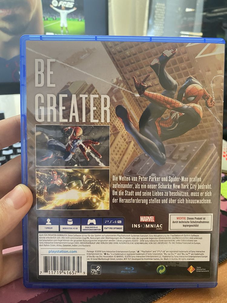 Spider Man за PlayStation 4