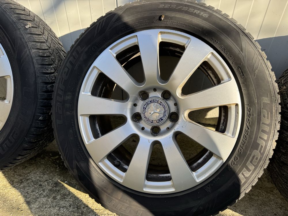 4 бр джанти 16ки Mercedes W212 7.5J ET45.5 с гуми 225/55/16