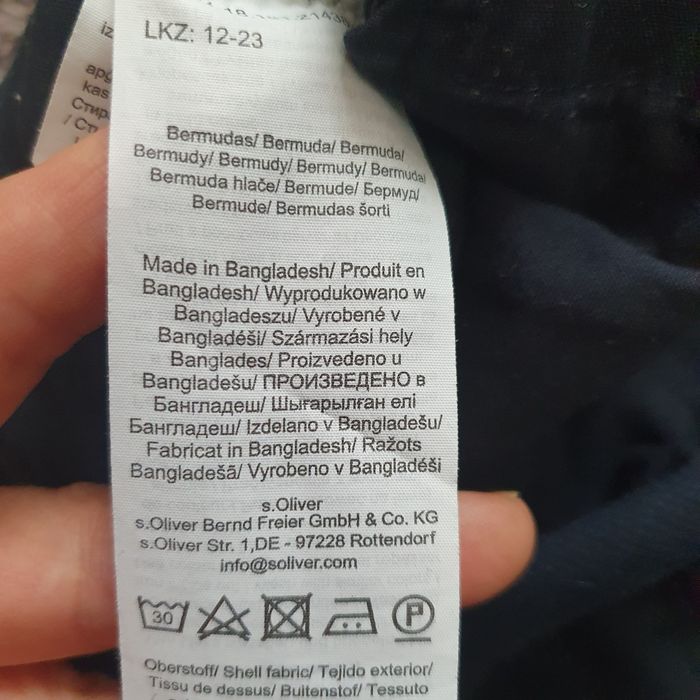 3 tricouri, pantaloni scurti Oliver+ cadou pantaloni scurti bumbac