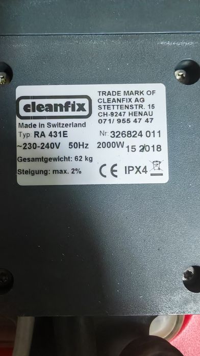 Aparat curățenie Hako Cleanfix