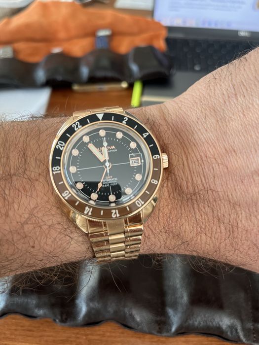 Автоматична Bulova Oceanographer GMT Devil Diver Rose Gold