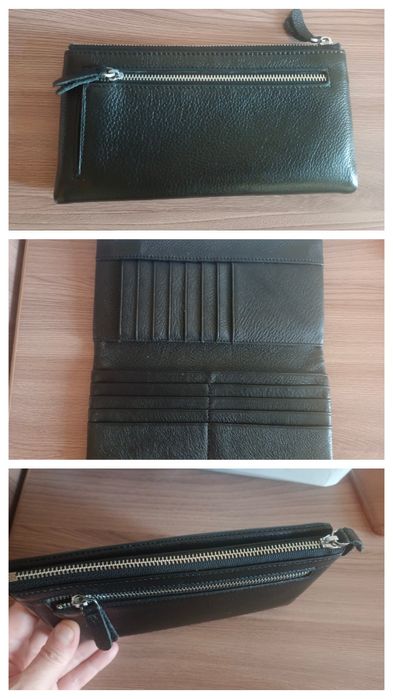 Новый кожаный кошелек