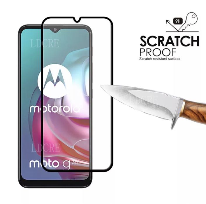 Folie sticla 20D FULL GLUE Motorola Moto G7 Play, E7 Power , Moto G30
