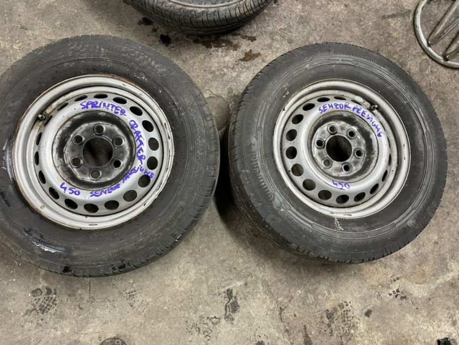 Roata, janta originala MERCEDES SPRINTER an 2007-2017 cu cauciuc Continental vara 235/65R16C