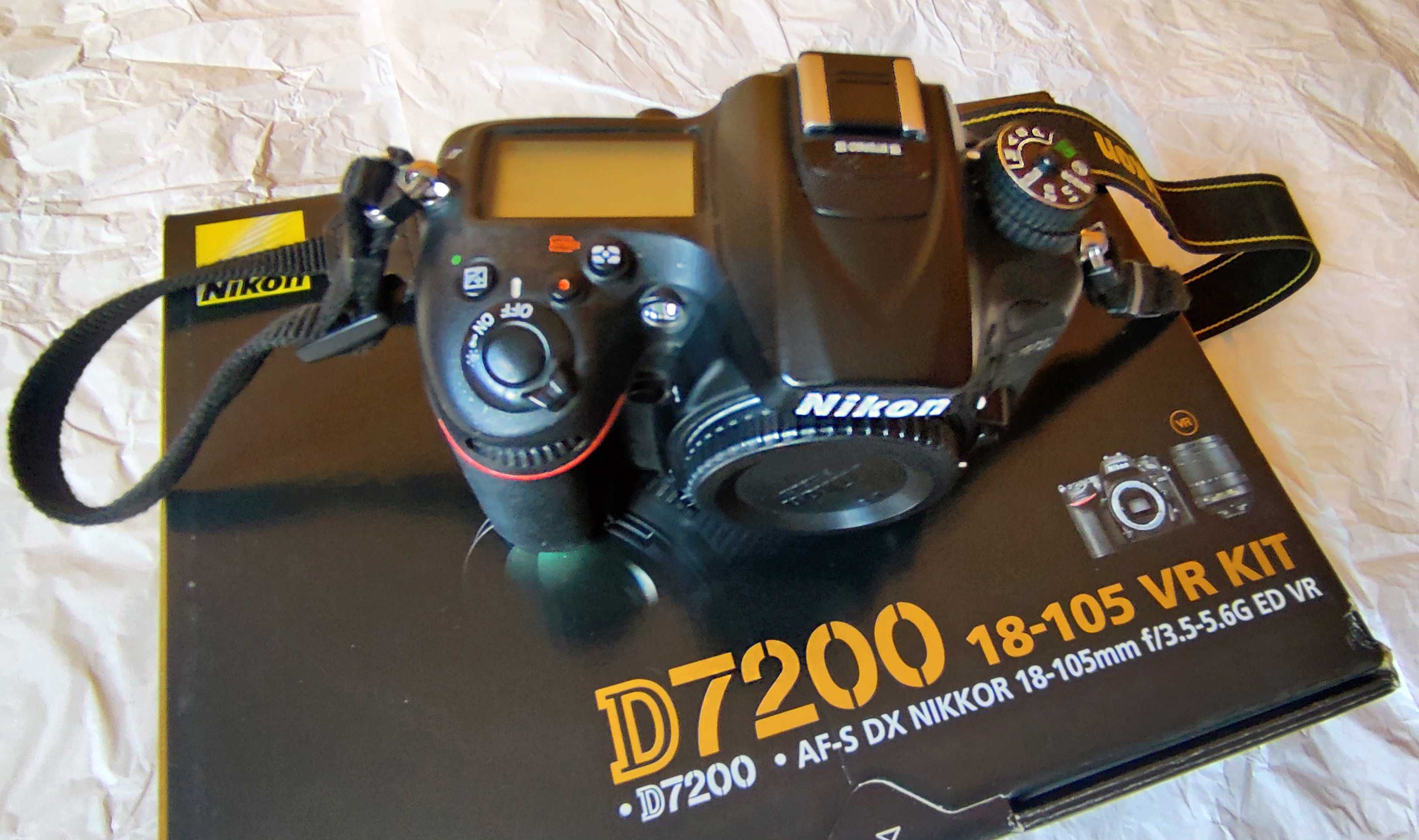 Продавам DSLR фотоапарат Nikon D7200