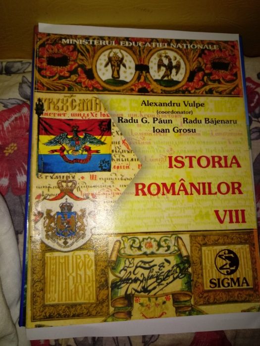 Istoria Romanilor Manual clasa a VIII-a