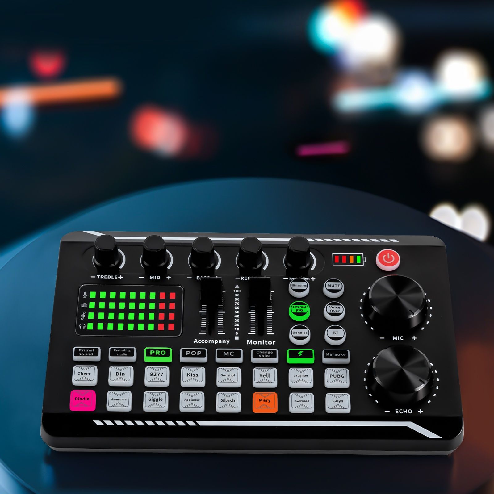 Mixer Audio DJ F998 – Efecte Sunet, Bluetooth 5.0, Portabil