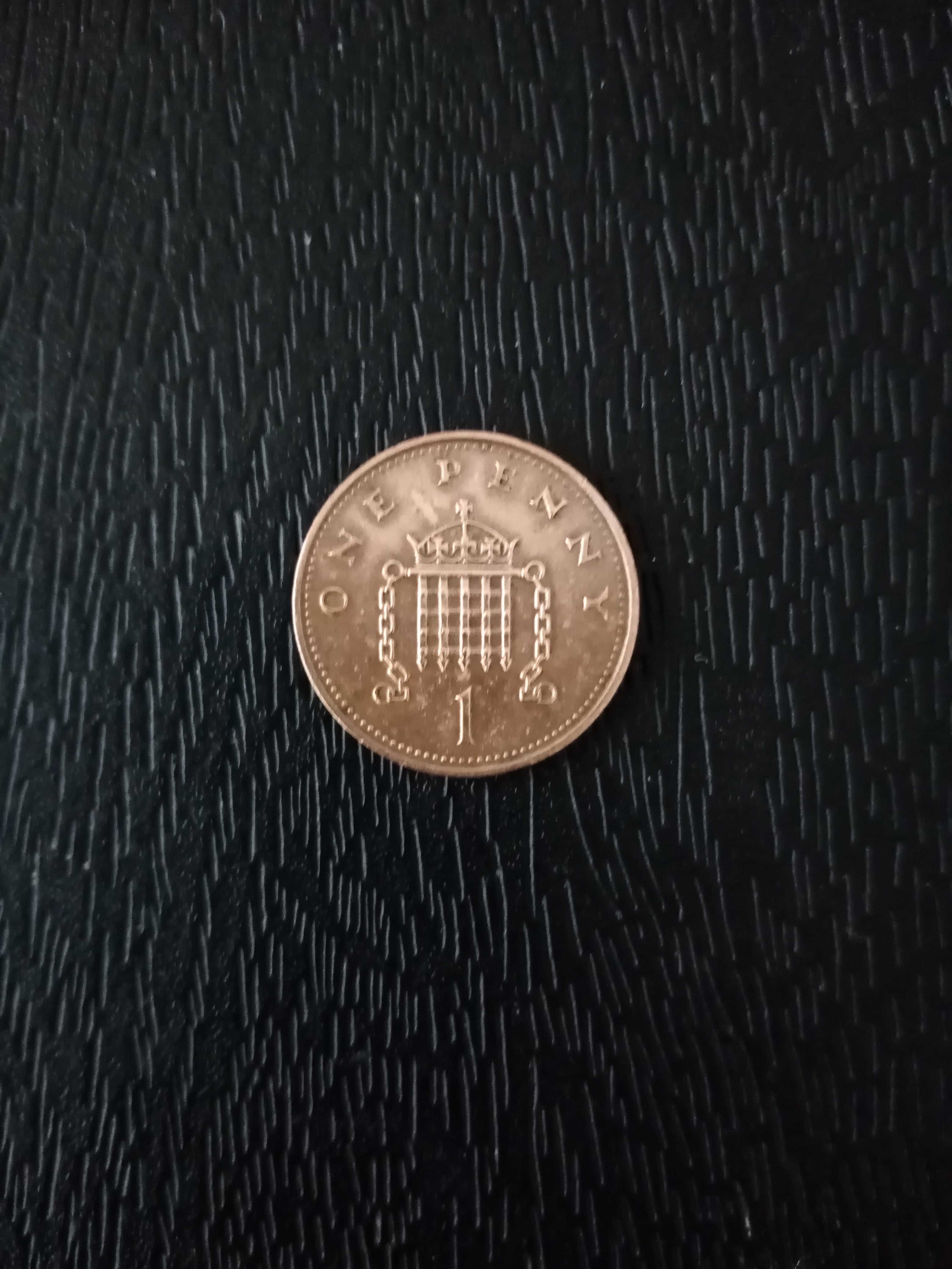 Монета от 1 английско пени.