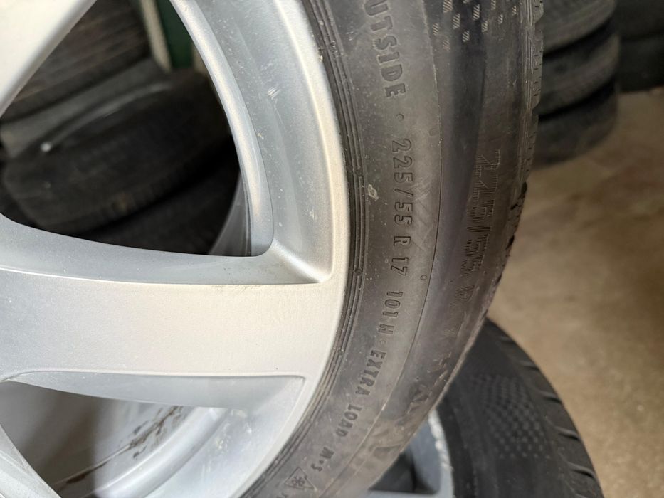 Jante aliaj 5x112 R17 originale Audi  A5 A6  Q2 Q3  CU ANVELOPE IARNA