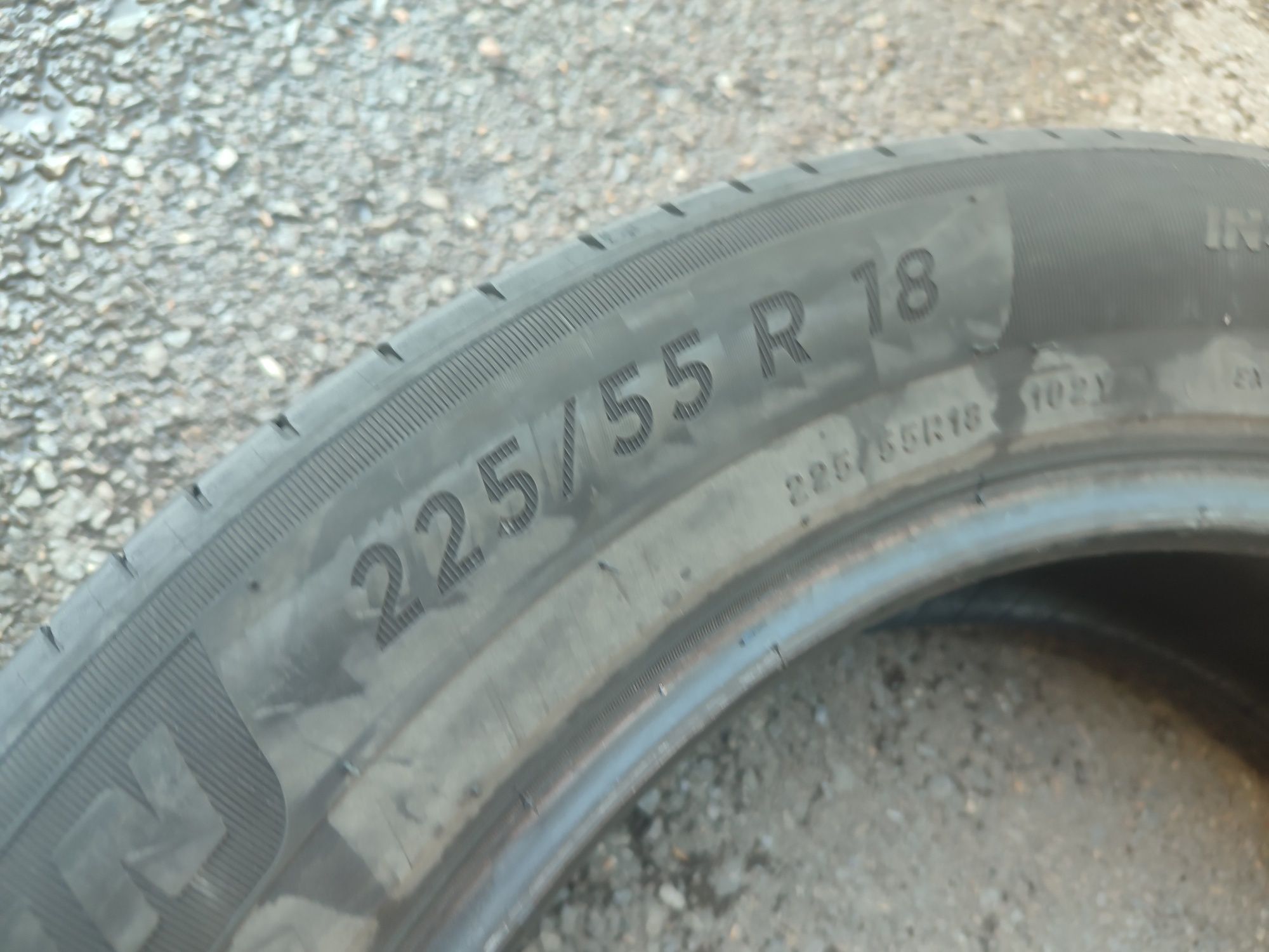 225/55/18" 2бр Michelin primacy4, dot19г,6мм