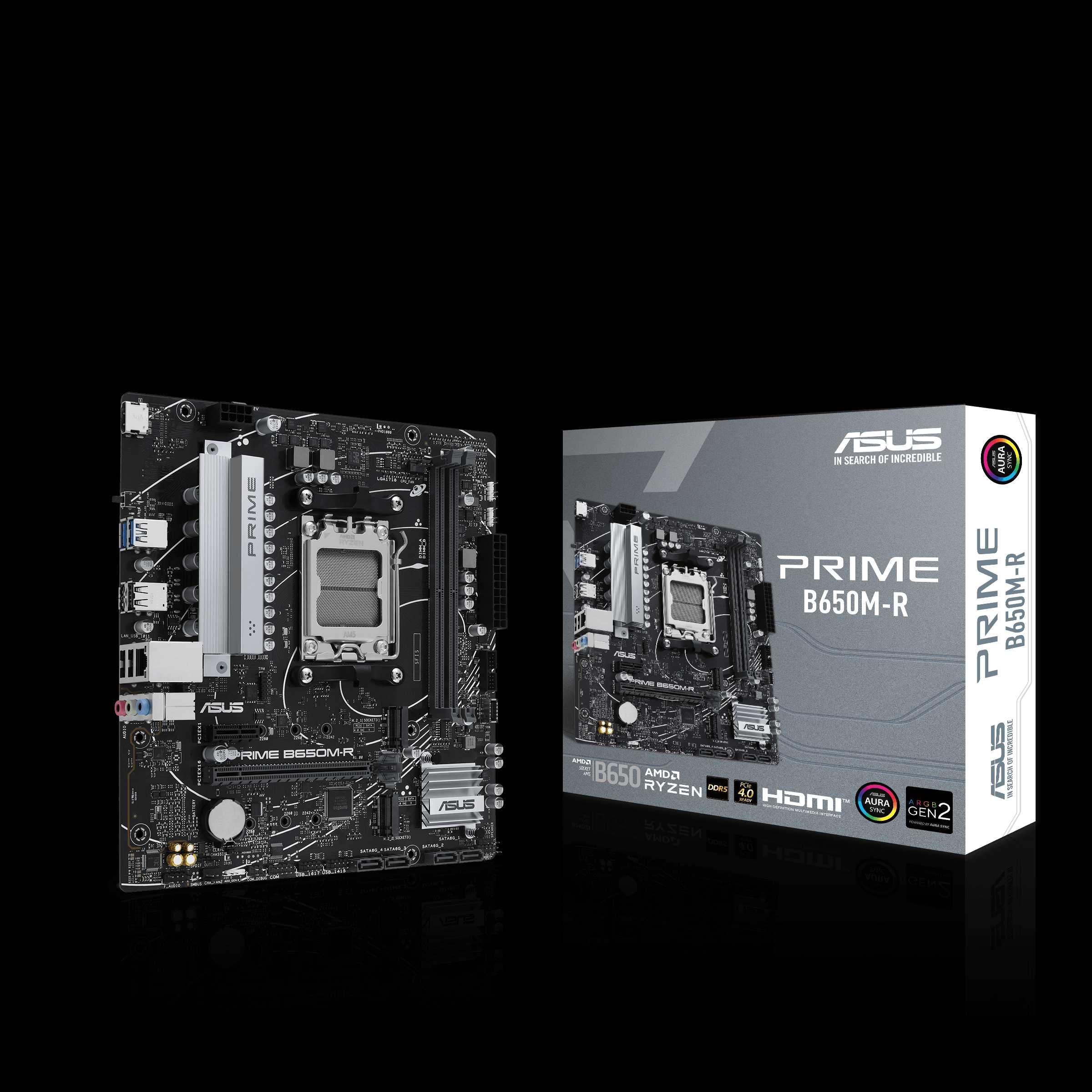 Материнская плата ASUS PRIME B650M-R AM5 2xDDR5 mATX