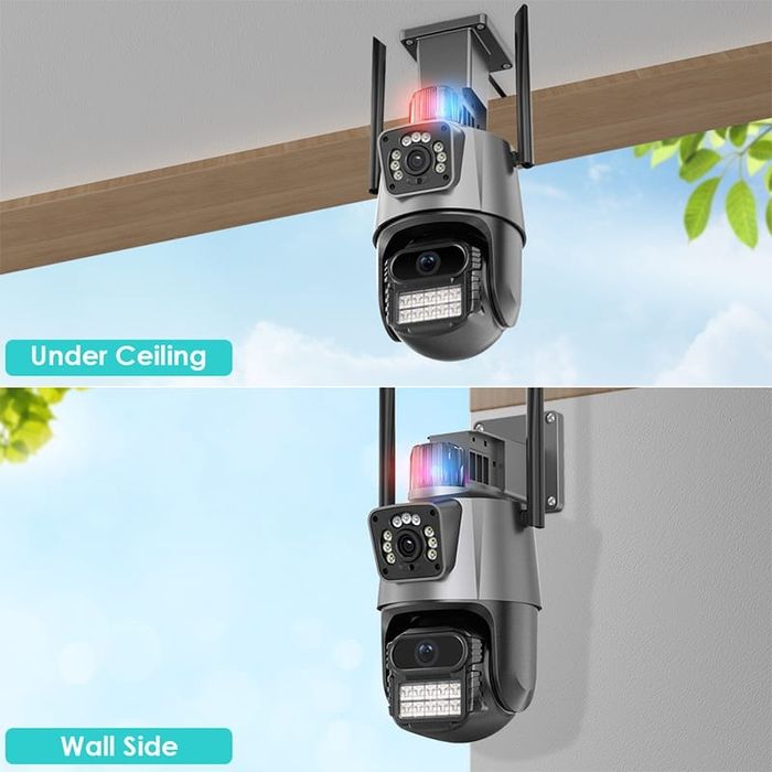 Camera Supraveghere Exterior Dubla ,Wireless ,Ultra HD ,iCsee