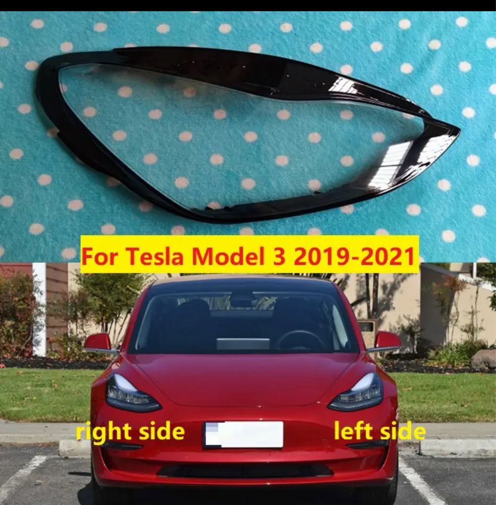 sticla far Tesla model S/Model 3 2015-2022