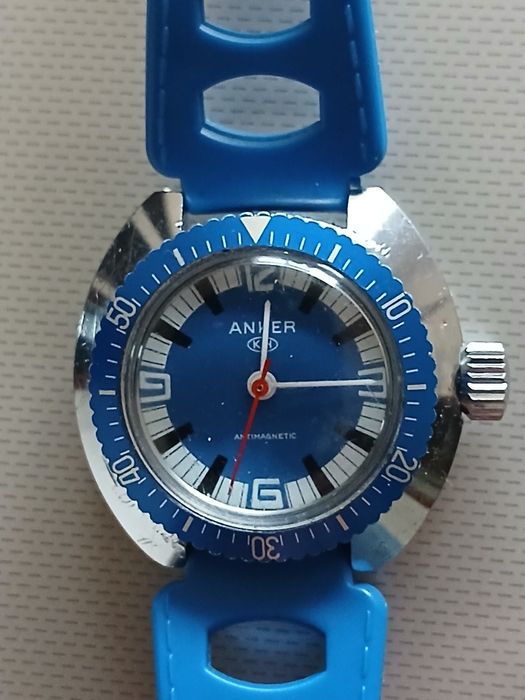 Ceas mecanic Anker Diver vintage, anii 60-70