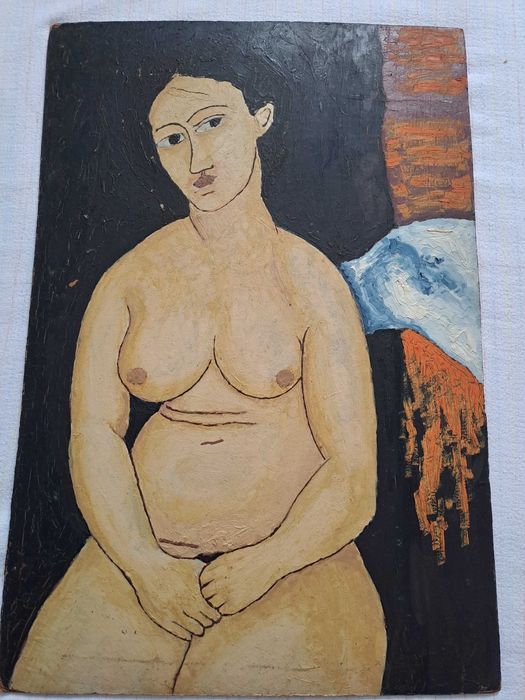 tablou pictura reproducere Modigliani 56/38 cm