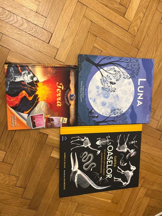 Set 3 cărți pentru copii - știință și natură