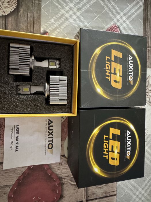 AUXITO SET D1s Led 120w 24000 lumeni canbus 6000k super alb