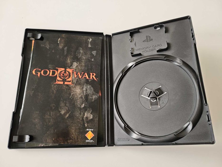 Кутия и книжка God of War II Playstation 2 PS2 - БЕЗ ДИСК