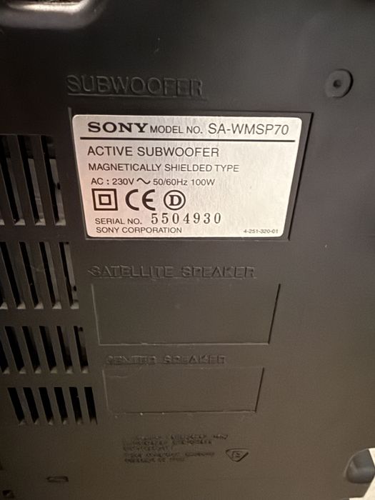 Sistem home cinema 5.1 Sony