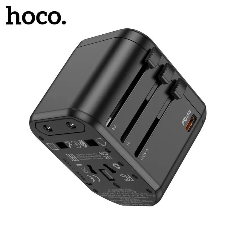 Зарядное устройство Hoco AC15 Universal Travel Adaptor