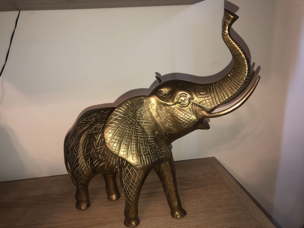 Elefant englezesc,statuie  din bronz masiv 5,2 kg