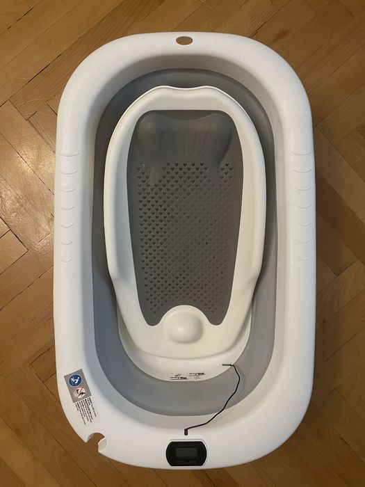 Cadita pliabila cu suport si sezlong pentru bebelusi nou nascuti